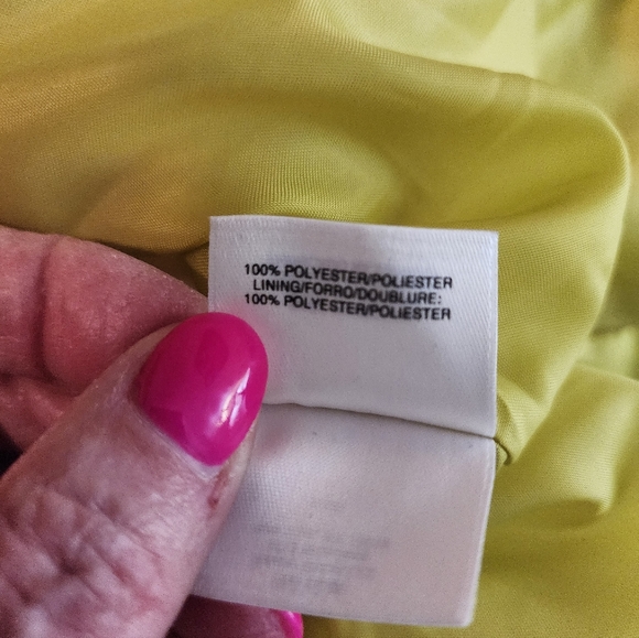 Women's Le Suit Chartreuse Classic Blazer Old Money Business Sz 22W Office - Picture 8 of 10